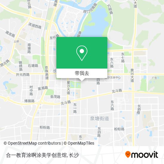 合一教育涂啊涂美学创意馆地图