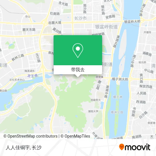 人人佳铜字地图