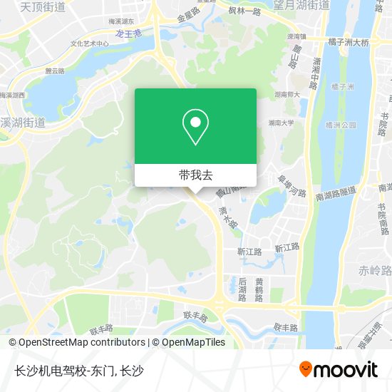 长沙机电驾校-东门地图