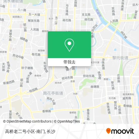 高桥老二号小区-南门地图