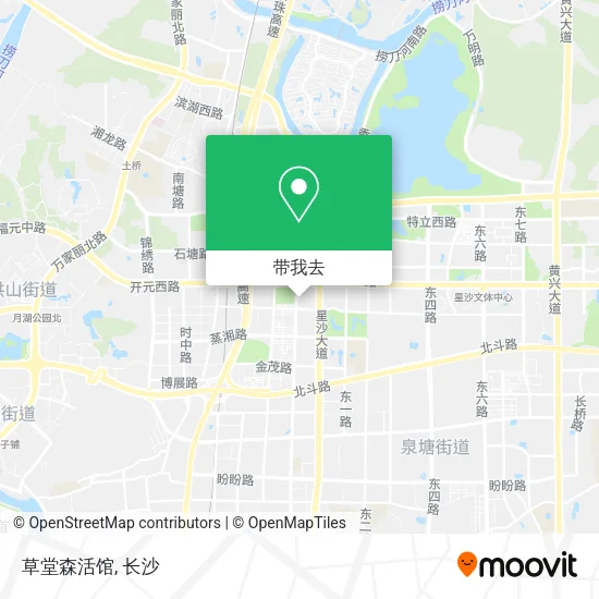 草堂森活馆地图