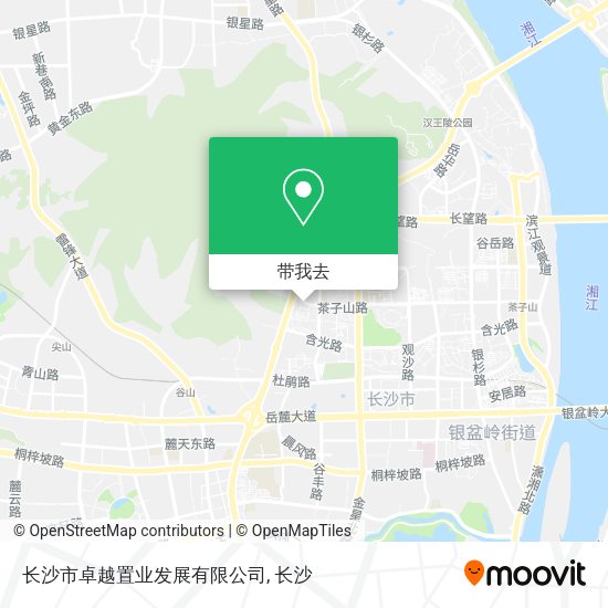 长沙市卓越置业发展有限公司地图