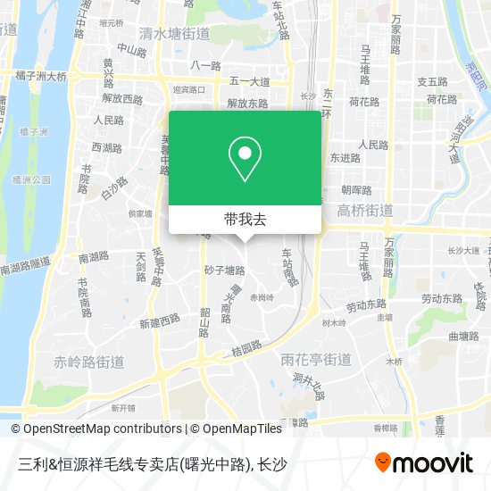 三利&恒源祥毛线专卖店(曙光中路)地图
