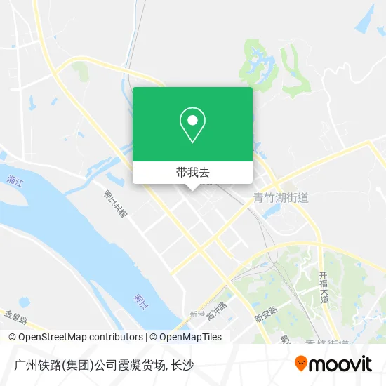 广州铁路(集团)公司霞凝货场地图