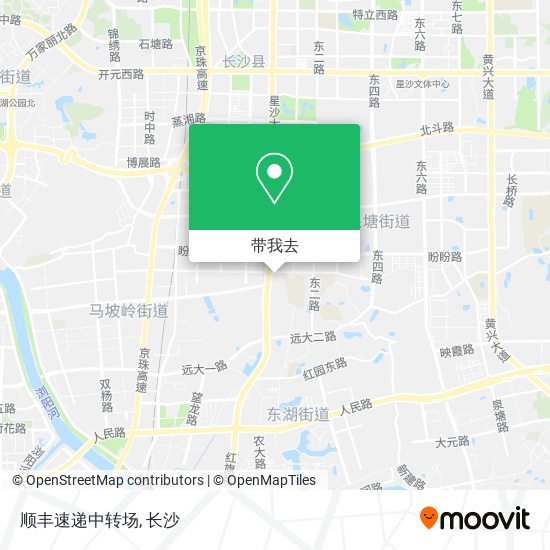顺丰速递中转场地图