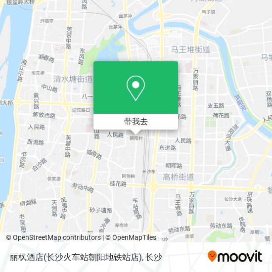 丽枫酒店(长沙火车站朝阳地铁站店)地图