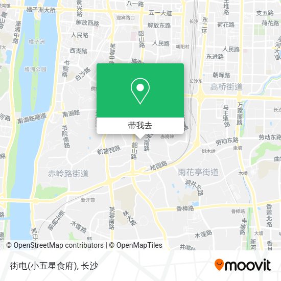 街电(小五星食府)地图
