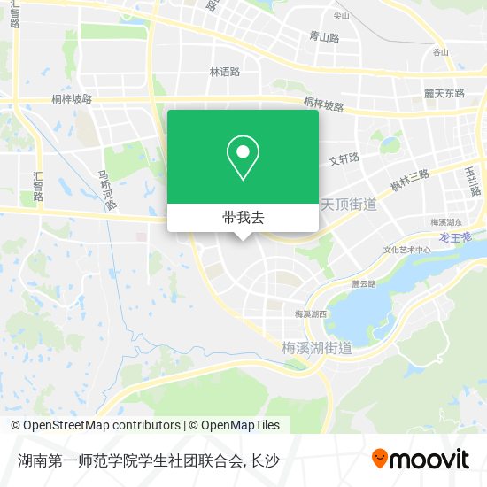 湖南第一师范学院学生社团联合会地图