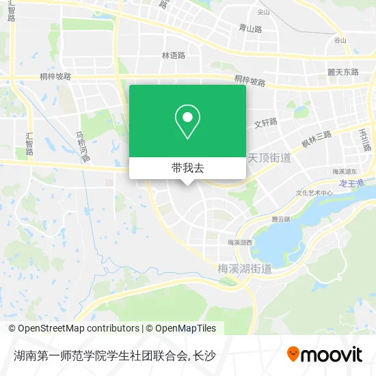 湖南第一师范学院学生社团联合会地图