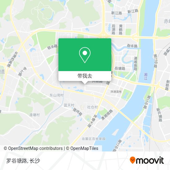 罗谷塘路地图
