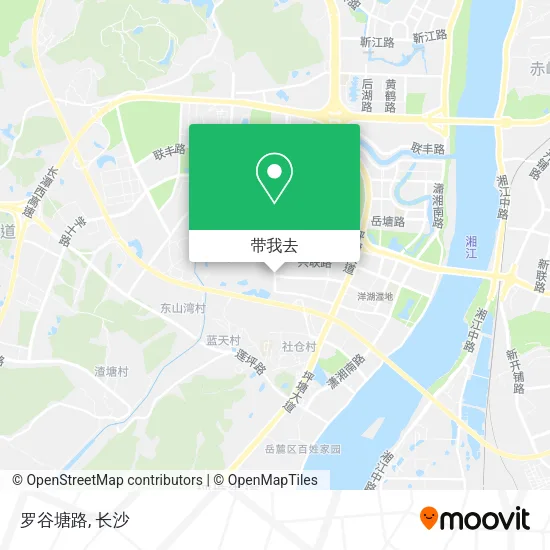 罗谷塘路地图