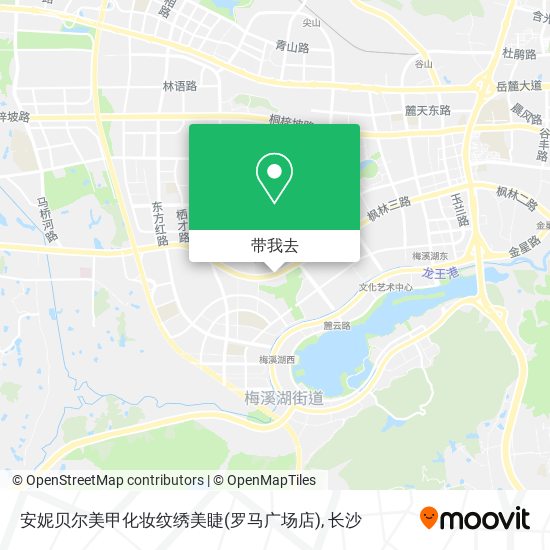 安妮贝尔美甲化妆纹绣美睫(罗马广场店)地图