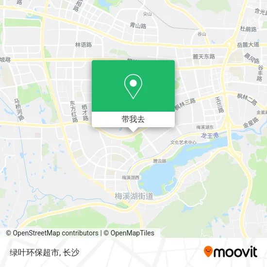 绿叶环保超市地图