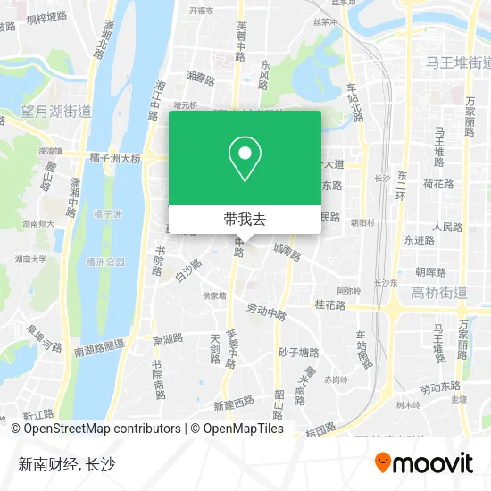 新南财经地图
