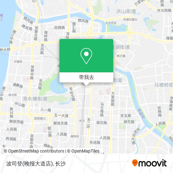 波司登(晚报大道店)地图