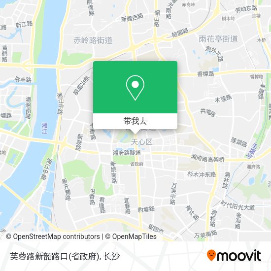 芙蓉路新韶路口(省政府)地图