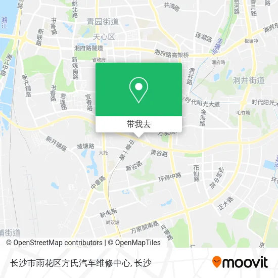 长沙市雨花区方氏汽车维修中心地图