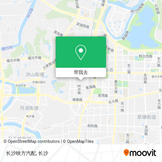 长沙映方汽配地图