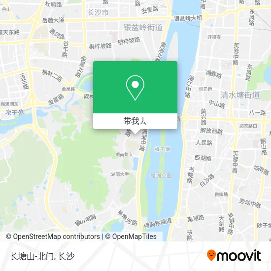 长塘山-北门地图