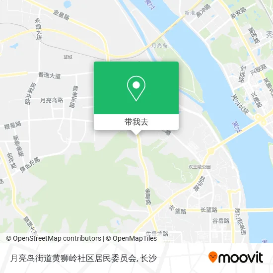 月亮岛街道黄狮岭社区居民委员会地图