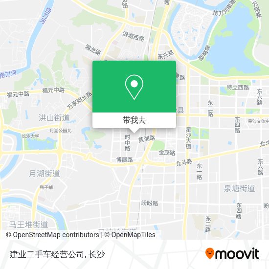建业二手车经营公司地图