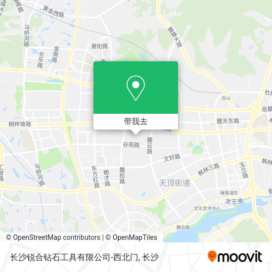长沙锐合钻石工具有限公司-西北门地图