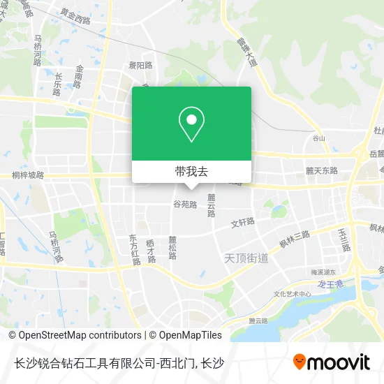 长沙锐合钻石工具有限公司-西北门地图