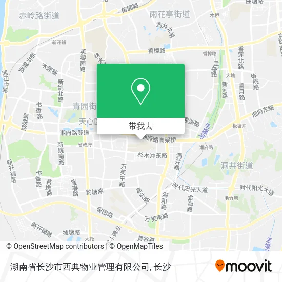 湖南省长沙市西典物业管理有限公司地图