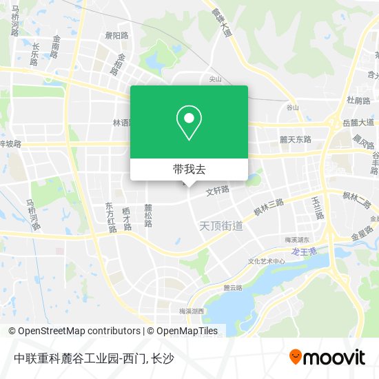 中联重科麓谷工业园-西门地图