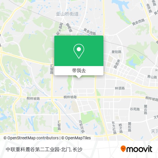 中联重科麓谷第二工业园-北门地图