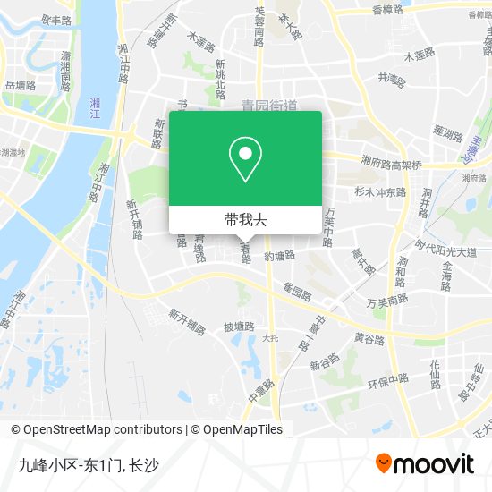 九峰小区-东1门地图