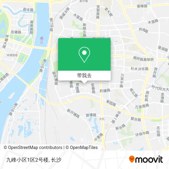 九峰小区1区2号楼地图