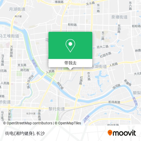 街电(湘约健身)地图