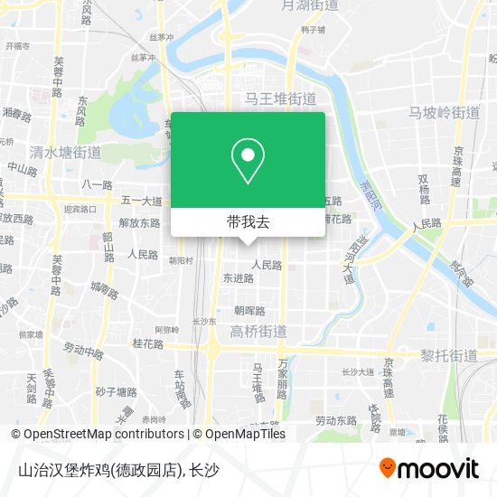 山治汉堡炸鸡(德政园店)地图