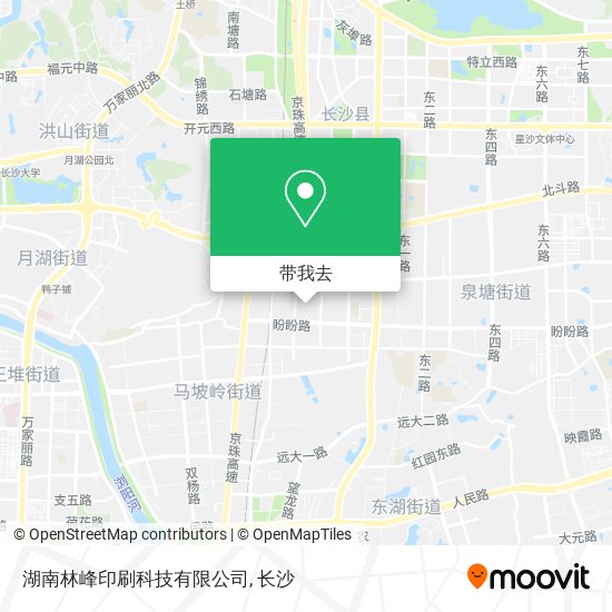 湖南林峰印刷科技有限公司地图