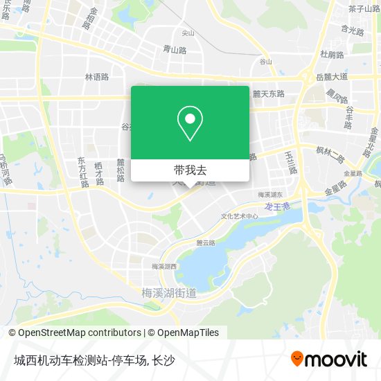 城西机动车检测站-停车场地图