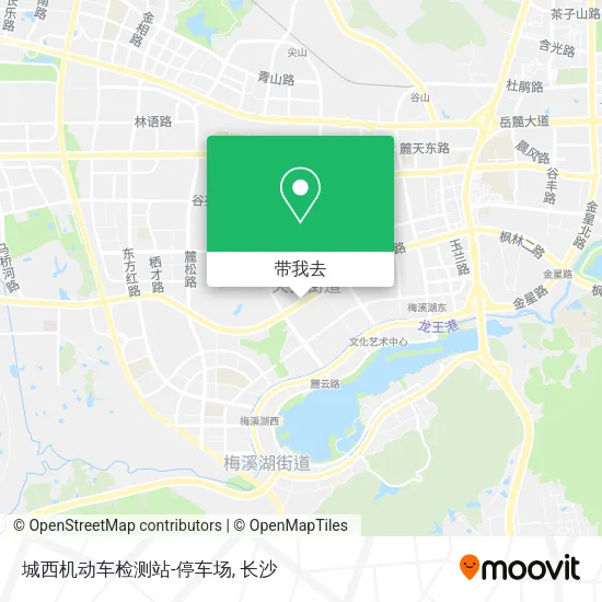 城西机动车检测站-停车场地图