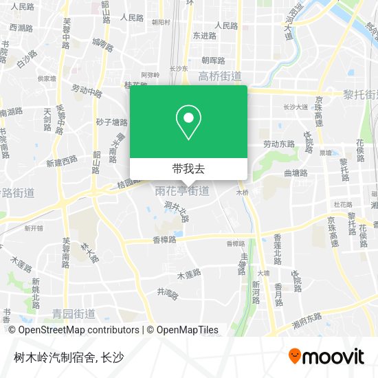 树木岭汽制宿舍地图
