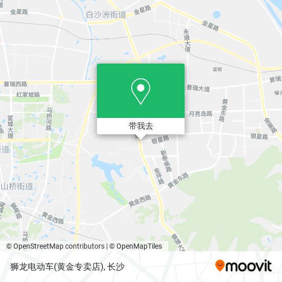 狮龙电动车(黄金专卖店)地图