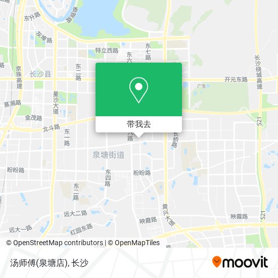 汤师傅(泉塘店)地图