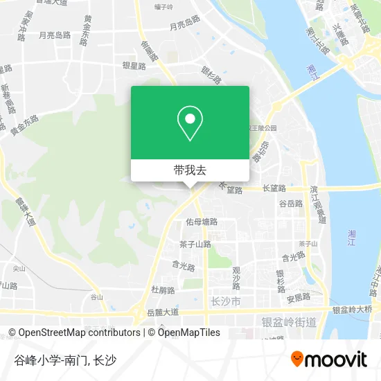 谷峰小学-南门地图