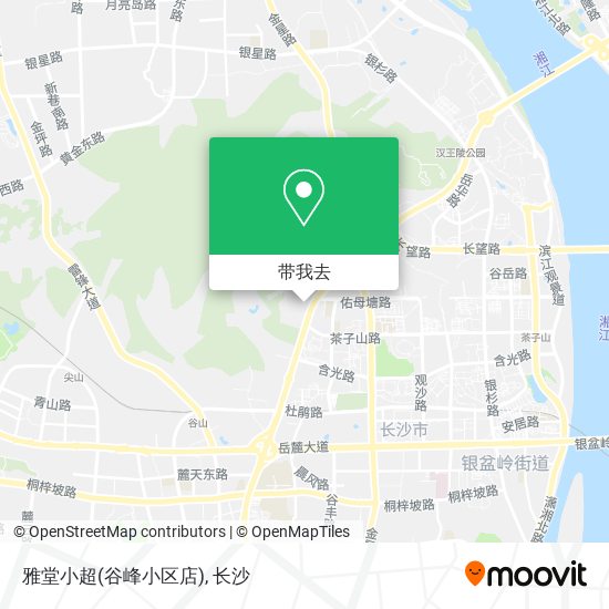 雅堂小超(谷峰小区店)地图
