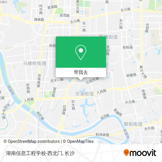 湖南信息工程学校-西北门地图