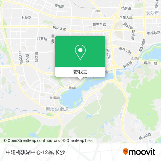 中建梅溪湖中心-12栋地图