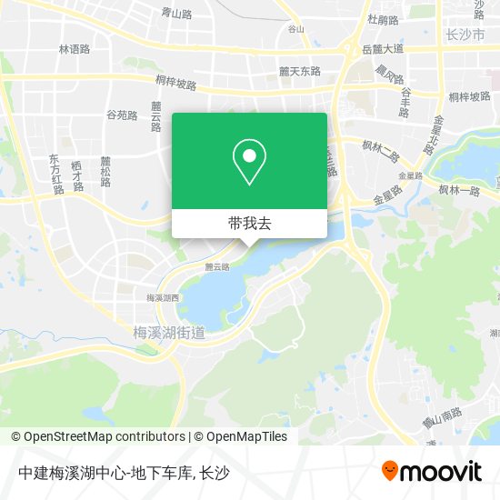 中建梅溪湖中心-地下车库地图