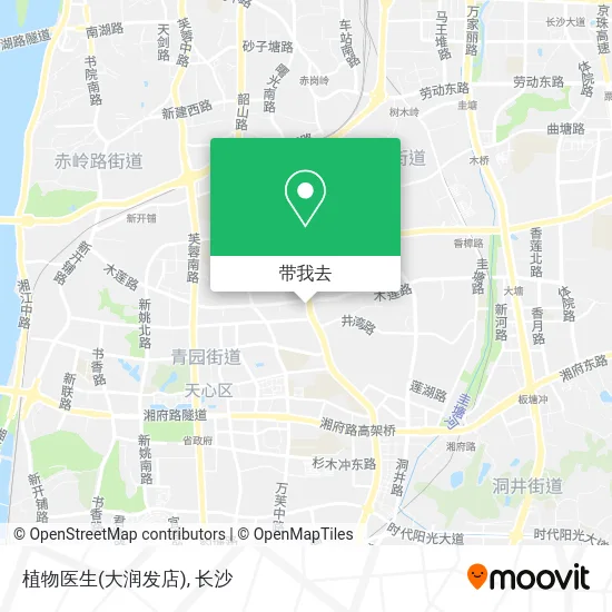 植物医生(大润发店)地图