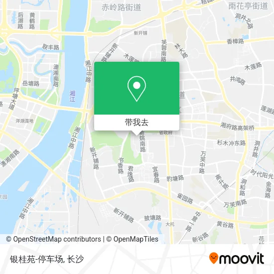 银桂苑-停车场地图