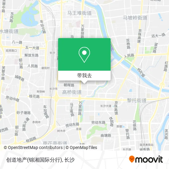 创道地产(锦湘国际分行)地图