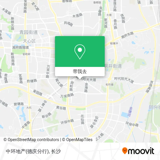 中环地产(德庆分行)地图
