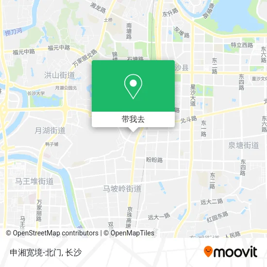 申湘宽境-北门地图
